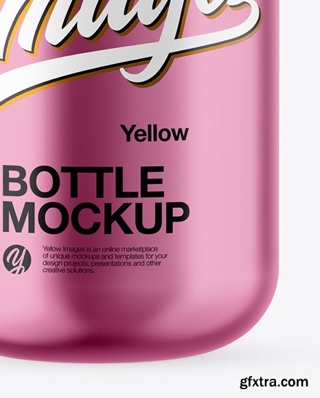 Metallized Dropper Bottle Mockup 64805