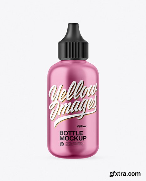 Metallized Dropper Bottle Mockup 64805