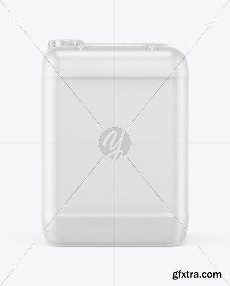 Plastic Jerrycan with Liquid Mockup 64799