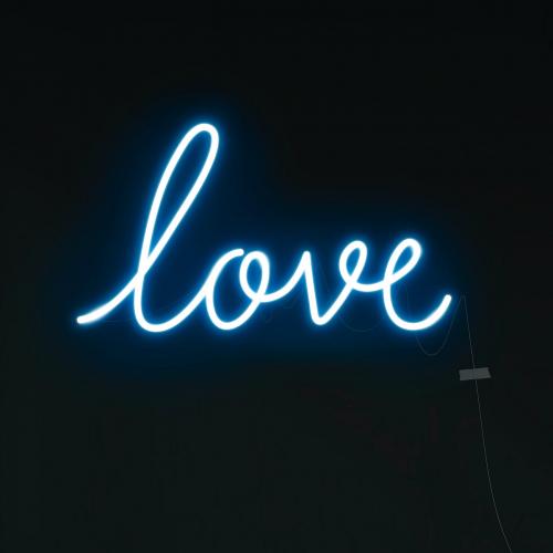 Neon love sign design resource icon - 2253351