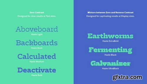 Haste Font Family