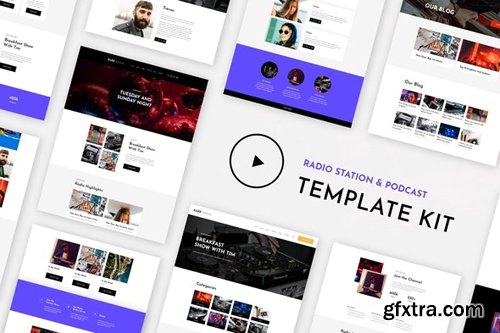 ThemeForest - RareRadio v1.0 - Music & Streaming Elementor Template Kit - 27539329