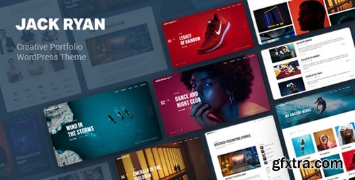 ThemeForest - Jack Ryan v1.0 - Creative Portfolio WordPress Theme - 26423142