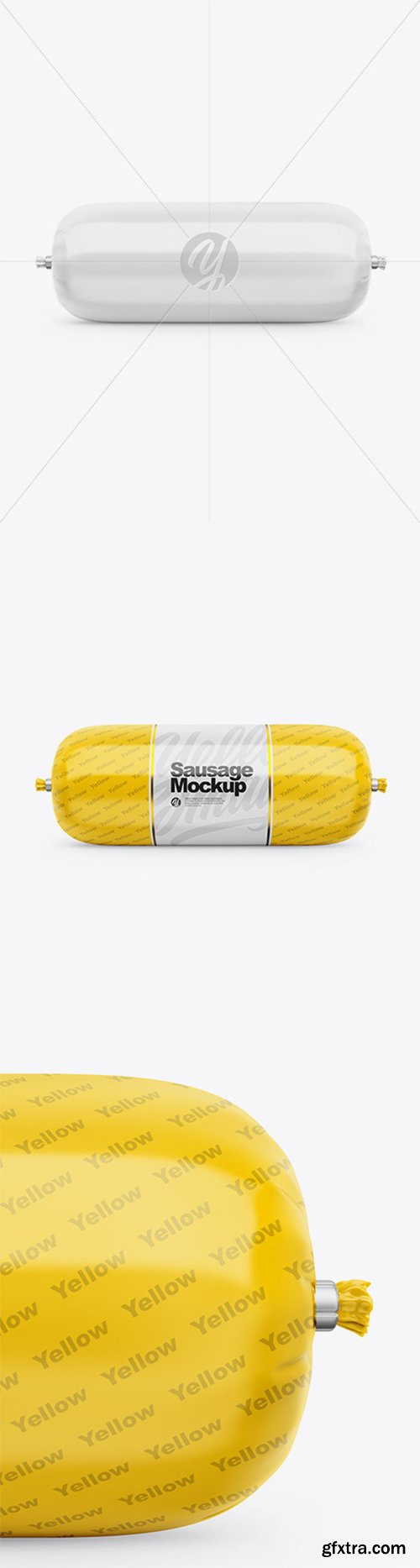 Glossy Sausage Chub Mockup 64647