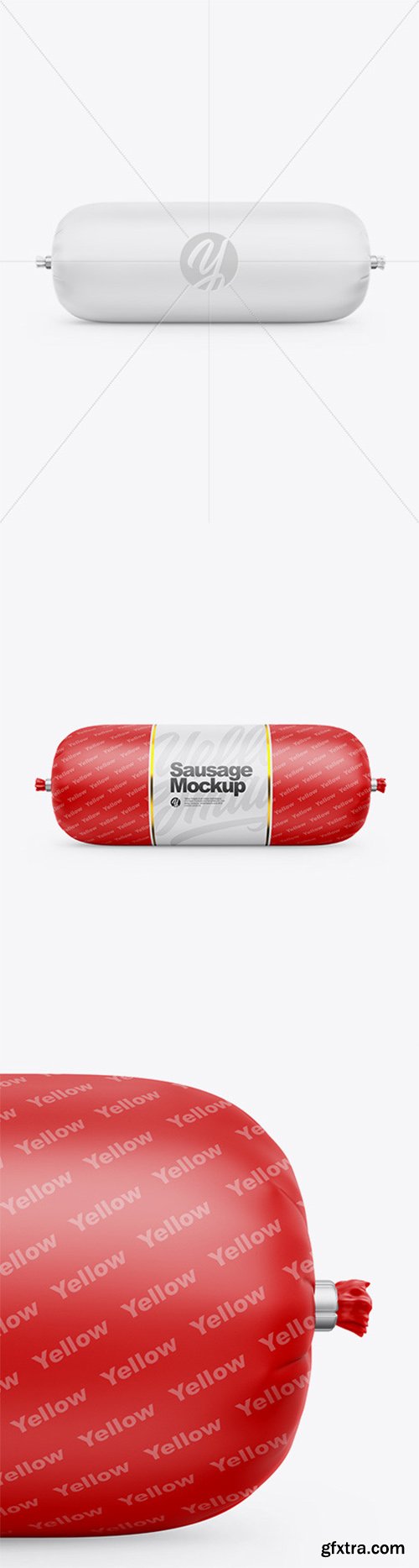 Matte Sausage Chub Mockup 64629