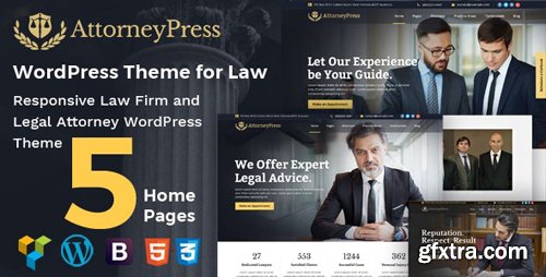 ThemeForest - Attorney Press v2.1.1 - Lawyer WordPress Theme - 20385629