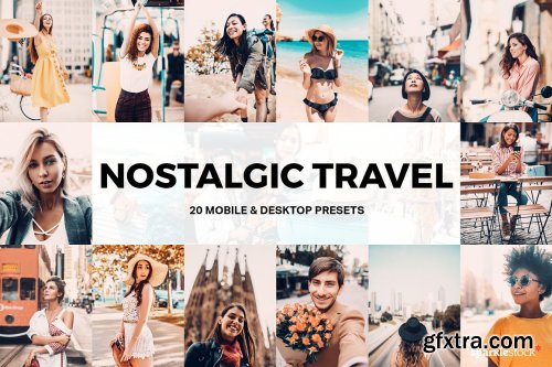 CreativeMarket - 20 Nostalgic Travel Lightroom Preset 5117069