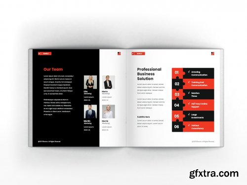 CreativeMarket - Branco Business Solution Square Brochure 5137614