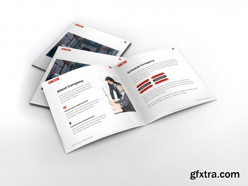 CreativeMarket - Branco Business Solution Square Brochure 5137614