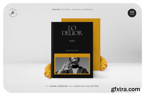 CreativeMarket - Delior Editorial Fashion Lookbook 5024875