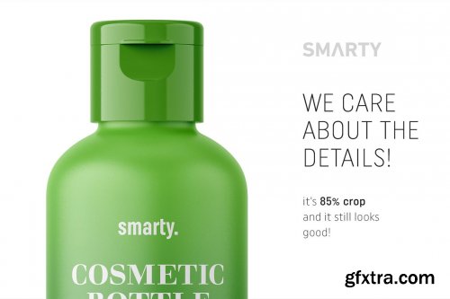 CreativeMarket - Matt cosmetic bottle mockup 4824474