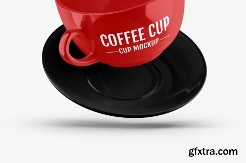 CreativeMarket - Glossy Coffee Cup Mockup Set