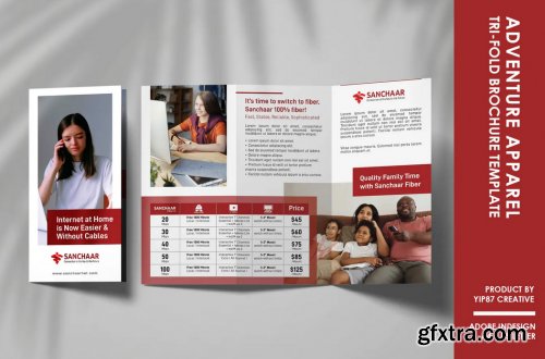 Internet Provider Promotional Trifold Brochure