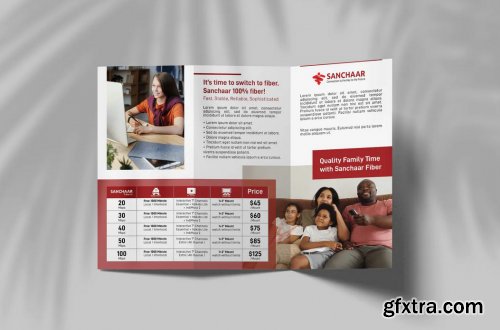 Internet Provider Promotional Trifold Brochure