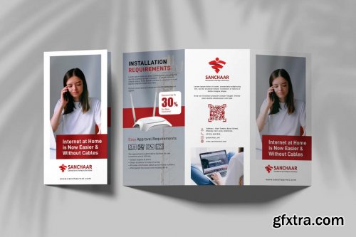 Internet Provider Promotional Trifold Brochure