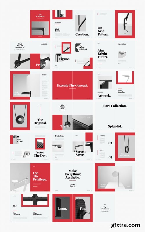 CreativeMarket - Spaces Product Design Catalog 5048710