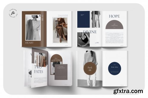 CreativeMarket - Clause Editorial Fashion Lookbook 5046349