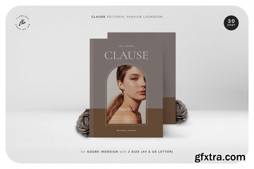 CreativeMarket - Clause Editorial Fashion Lookbook 5046349