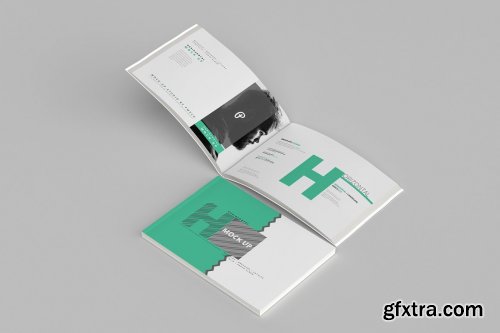 CreativeMarket - 165 Brochure Mockups Big Bundle 4812293