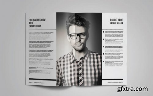 Stylish Magazine Template Vol. 12