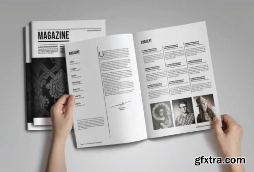 Stylish Magazine Template Vol. 12