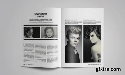 Stylish Magazine Template Vol. 12