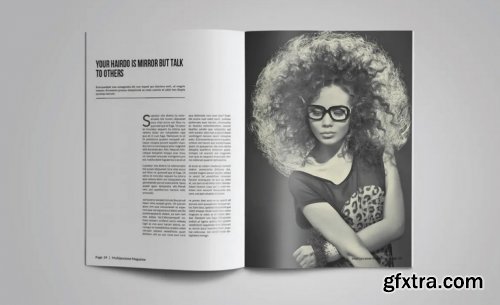 Stylish Magazine Template Vol. 12