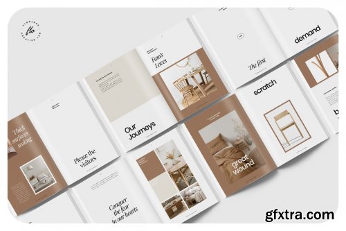 CreativeMarket - ADELINE Interior Design Lookbook 5051336