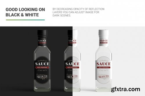 CreativeMarket - Sauce Bottle Mockup 4825815