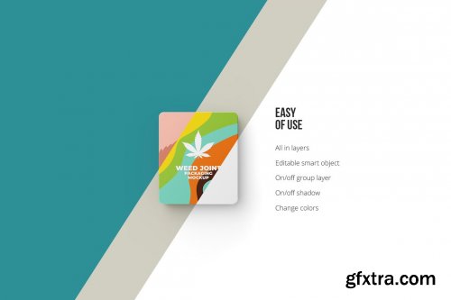 Download Creativemarket Weed Joint Packaging Mockup 4826343 Gfxtra