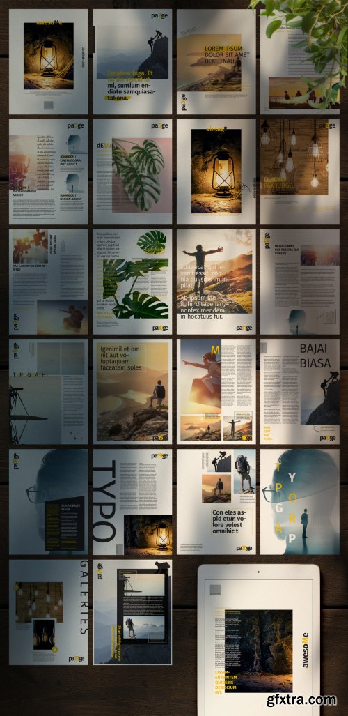 Digital Magazine Layout 363301511