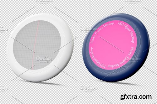 CreativeMarket - Plastic Frisbee Mockup 4911234