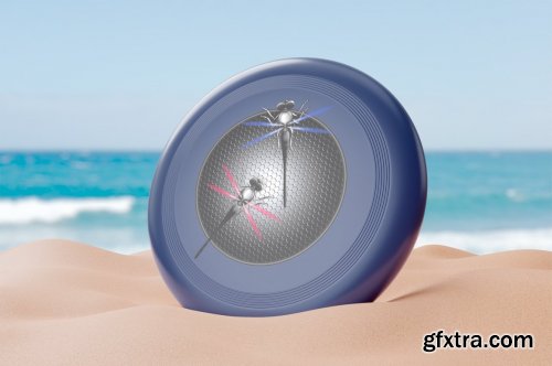 CreativeMarket - Plastic Frisbee Mockup 4911234