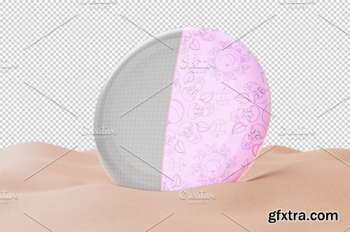 CreativeMarket - Plastic Frisbee Mockup 4911234