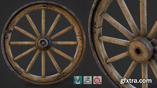 Gumroad - Wheel - Zbrush 2020 , Maya, Substance Painter Videos 