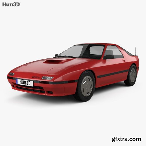 Mazda RX-7 coupe 1985 3D model