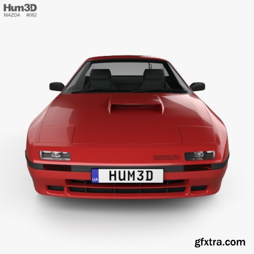 Mazda RX-7 coupe 1985 3D model