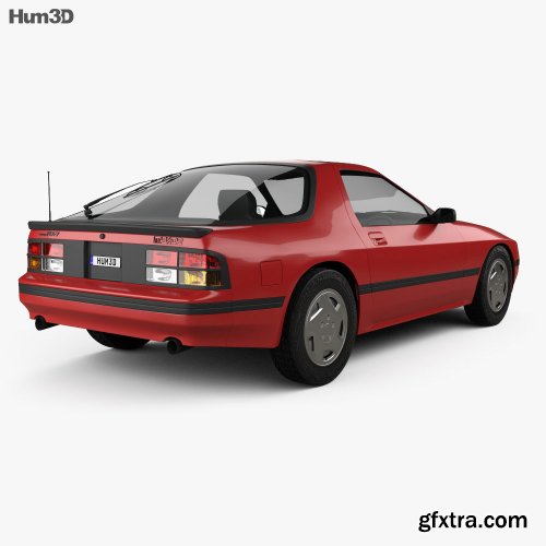 Mazda RX-7 coupe 1985 3D model