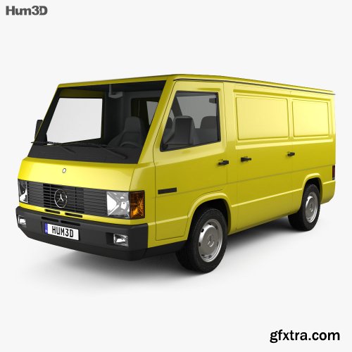 Mercedes-Benz MB100 Panel Van 1988 3D model