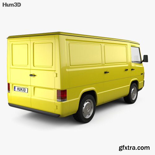 Mercedes-Benz MB100 Panel Van 1988 3D model