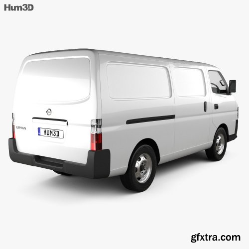 Nissan Urvan Panel Van Low Roof 2011 3D model