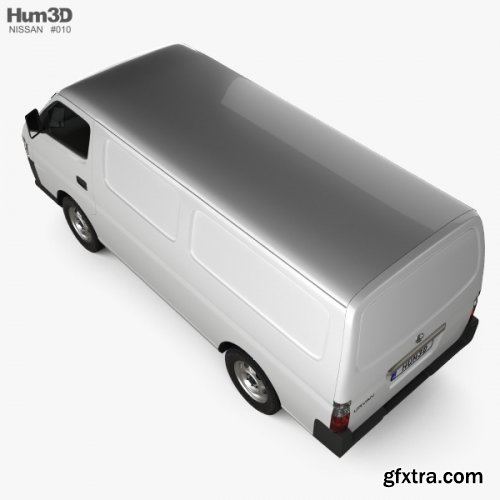 Nissan Urvan Panel Van Low Roof 2011 3D model