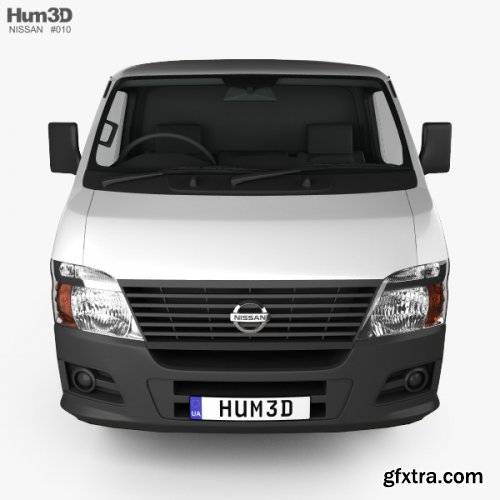 Nissan Urvan Panel Van Low Roof 2011 3D model