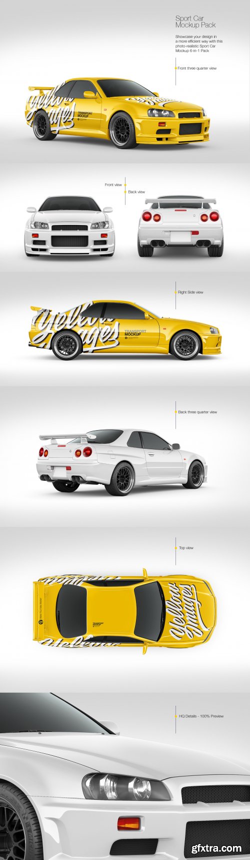 Sport Car Mockup Pack