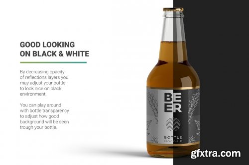 CreativeMarket - Beer Bottle Mockup 5027001