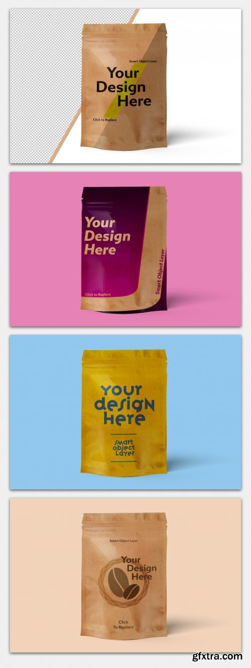 Mockup of a Food Packaging Sachet 364771463