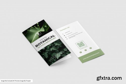 Bi-fold flyer mokup