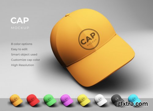 Baseball cap mockup design