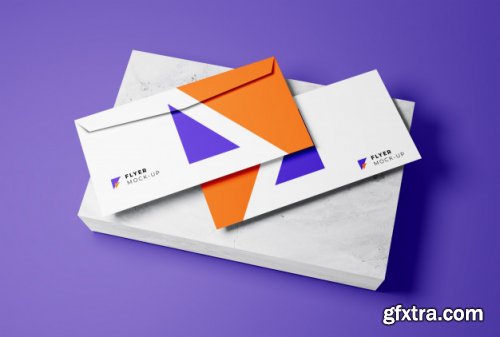 Envelope and flyer mockup