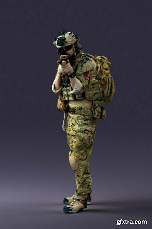 Soldier 0722 3D model